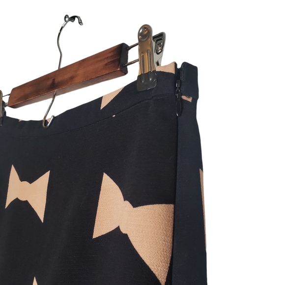 Anthropologie Eva Franco Bow Tie Flounce Skirt Size 6 - Picture 3 of 8